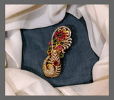 MultiColor Stone Hair Clip - HA00140